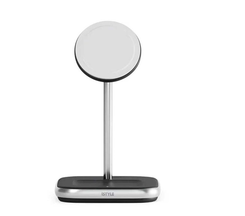 Incarcator Apple telefon , ceas si casti, Charger 2 in 1 MagSafe Wireless