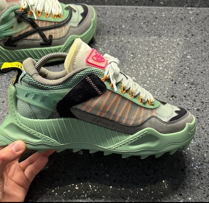 Adidas i Offwhite 1000 green n43 , noi cu cutie