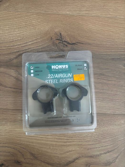 Inele de oțel prindere luneta KONUS 30mm sina 11mm