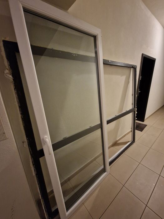 Vand geam cu usa termopan profil(2016) 180×216 + sticla tripan (2024)