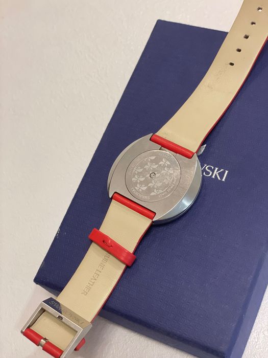 Swarovski crystalline red watch
