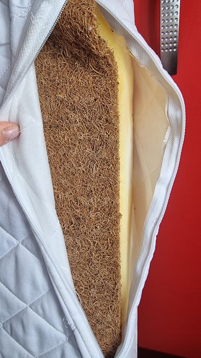 Saltea cocos+jucarie 3in1 patut+2lenjerii