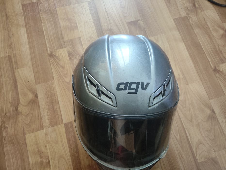 Casca AGV Mărime M Argintiu Fullface  DoubleD Ring