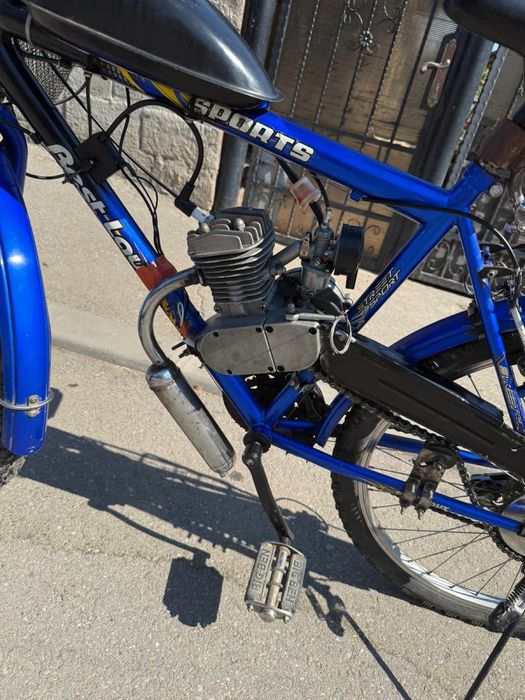 Vand bicicleta cu motor cu remorca Craiova