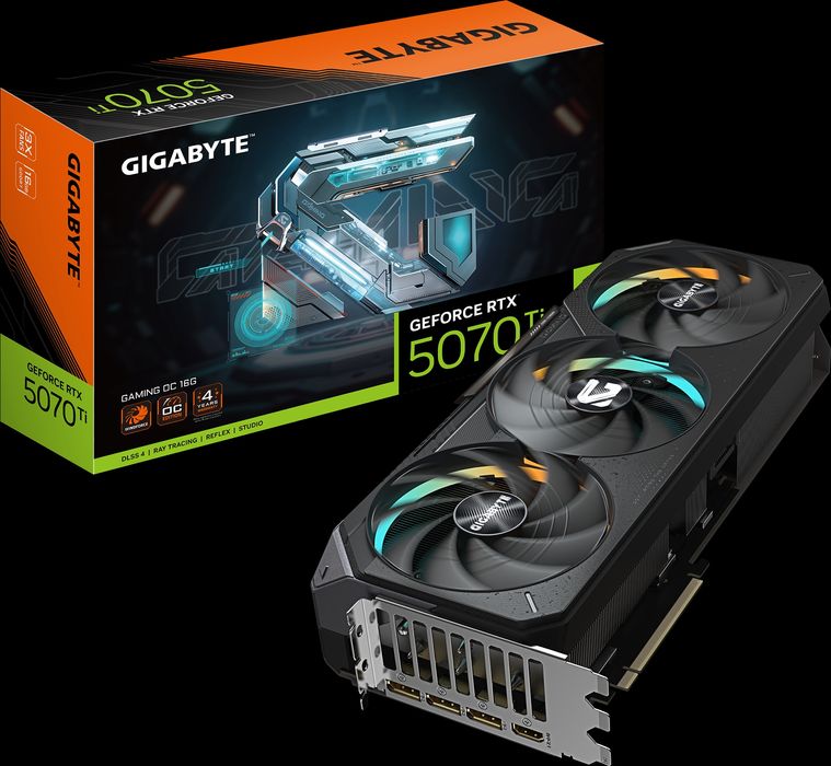 Видеокарта Gigabyte GeForce RTX 5070 Ti Gaming OC 16G