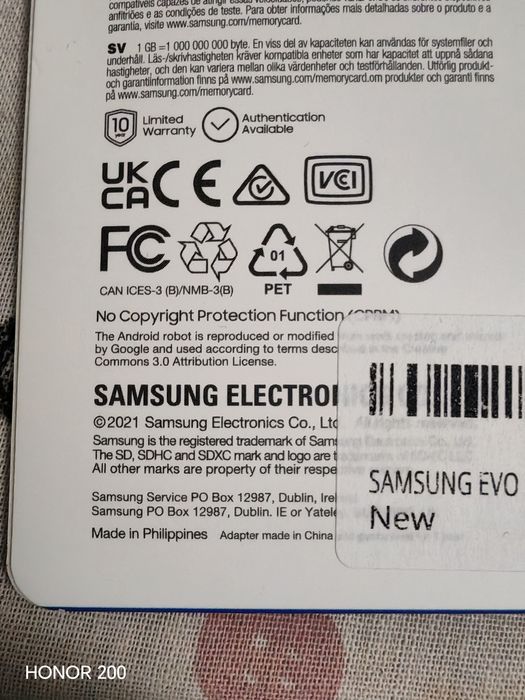 Samsung Evo Plus MicroSD 128gb 4K