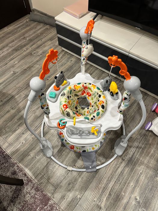 Бебешко бънджи Moni, като нов, безопасен, 6–12 месеца