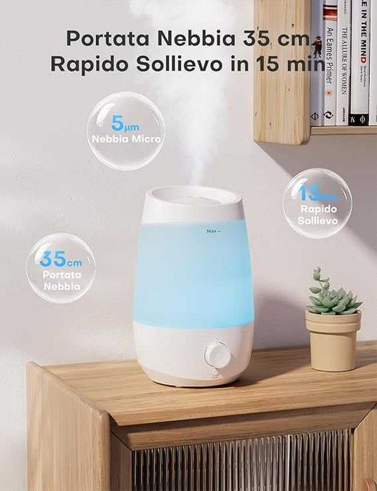 Овлажнител за въздух, 2.5L AROEVE