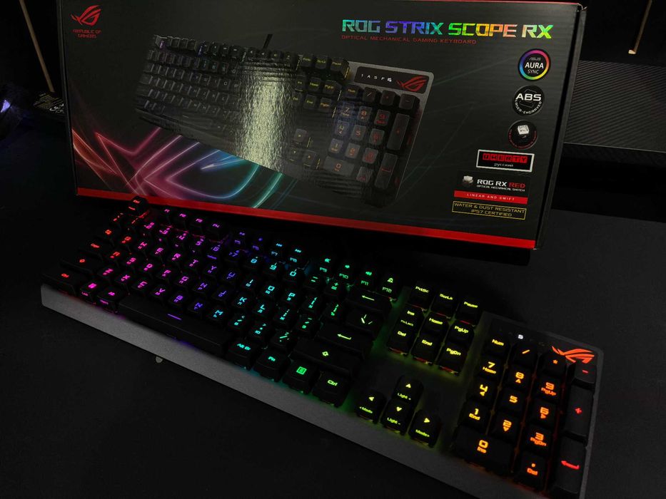 ROG Strix Scope RX | Проводная Оптическая Игровая Клавиатура (RGB)