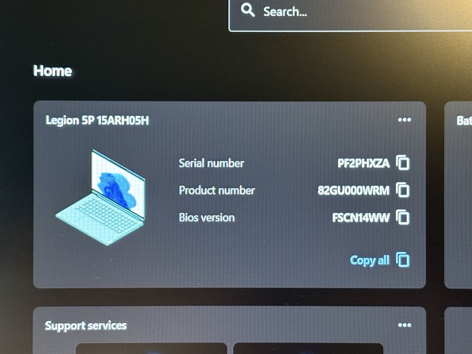 Laptop Gaming Lenovo 15ARH05H