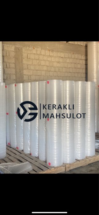 Пузырчатая плёнка рулон 299.000 сум (рулон 100 метр )