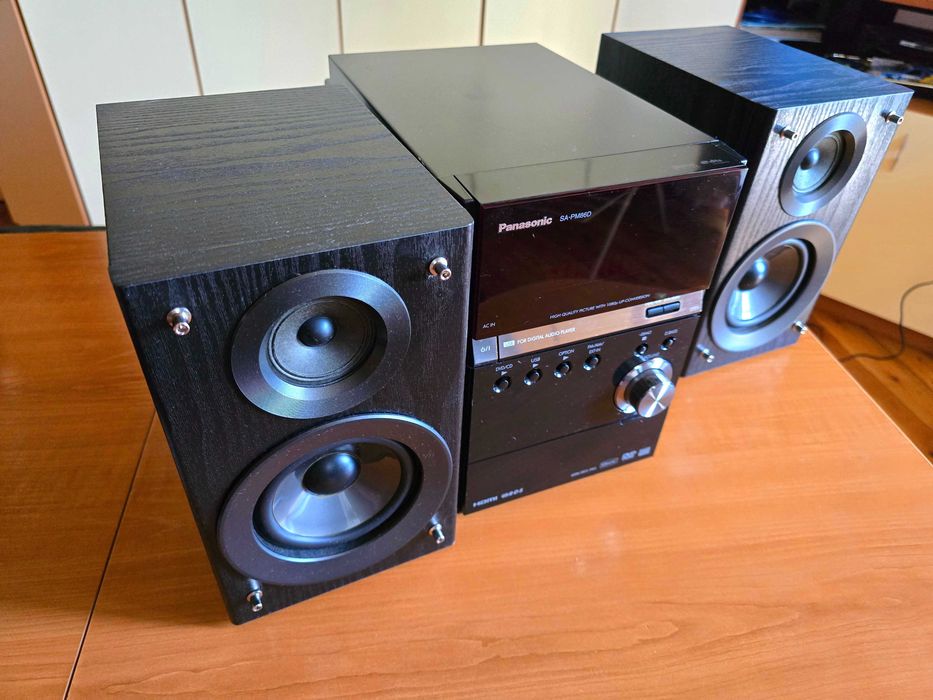 Микро DVD система Panasonic SC-PM86D 160W /USB/AUX/RDS/D-Bass/HDMI