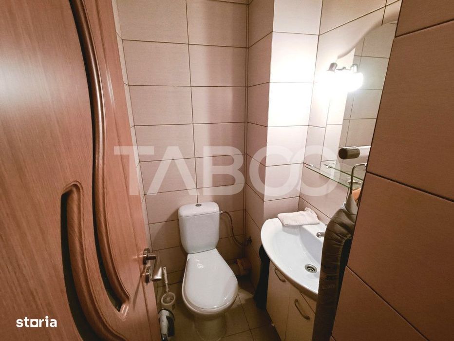 Apartament cu 3 camere 2 bai 63 mp utili etaj 1 in Sibiu zona Turnisor