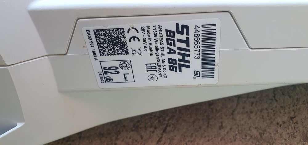 Suflanta stihl BGA.86.