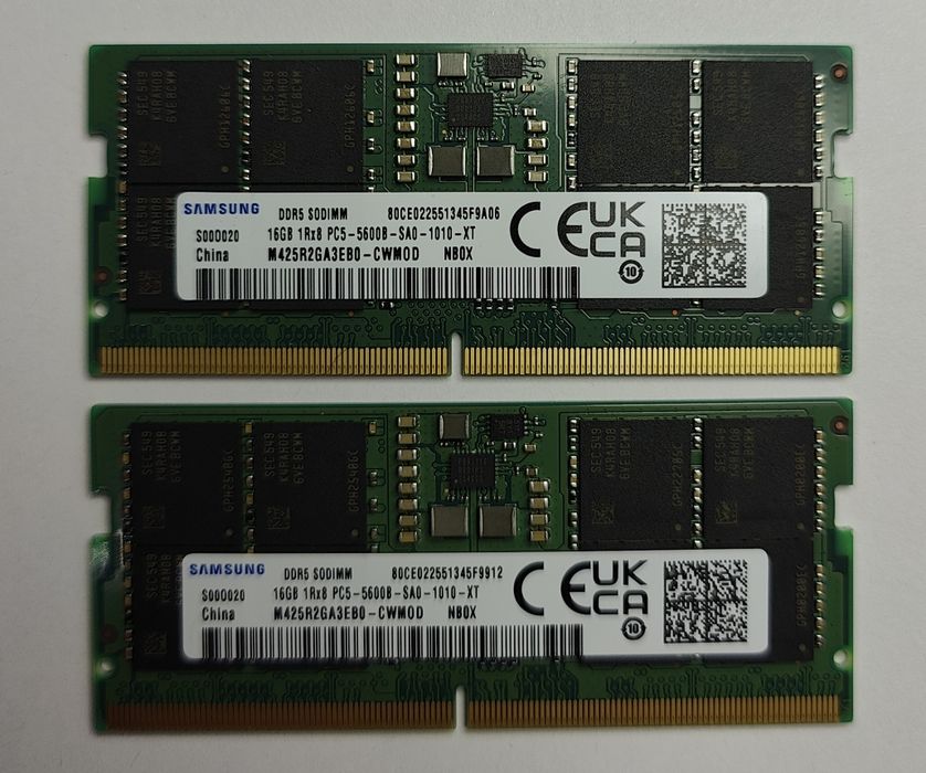 Память для ноутбука SODIMM