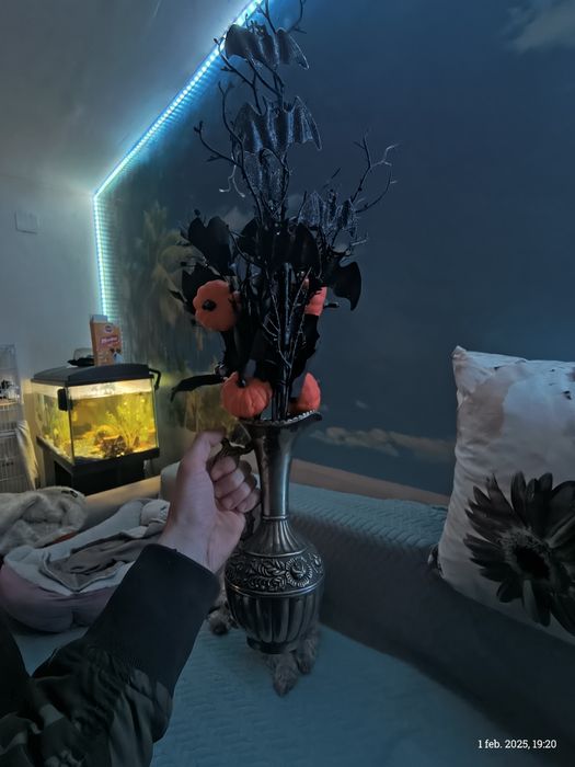 Vază de flori de argint 800g