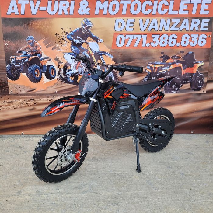 Motocicleta electrica copii eCross 1000w 36volți Roți R10
