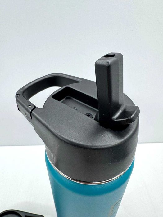 Termos cu capac si pai, 650 ml, Iron Flask