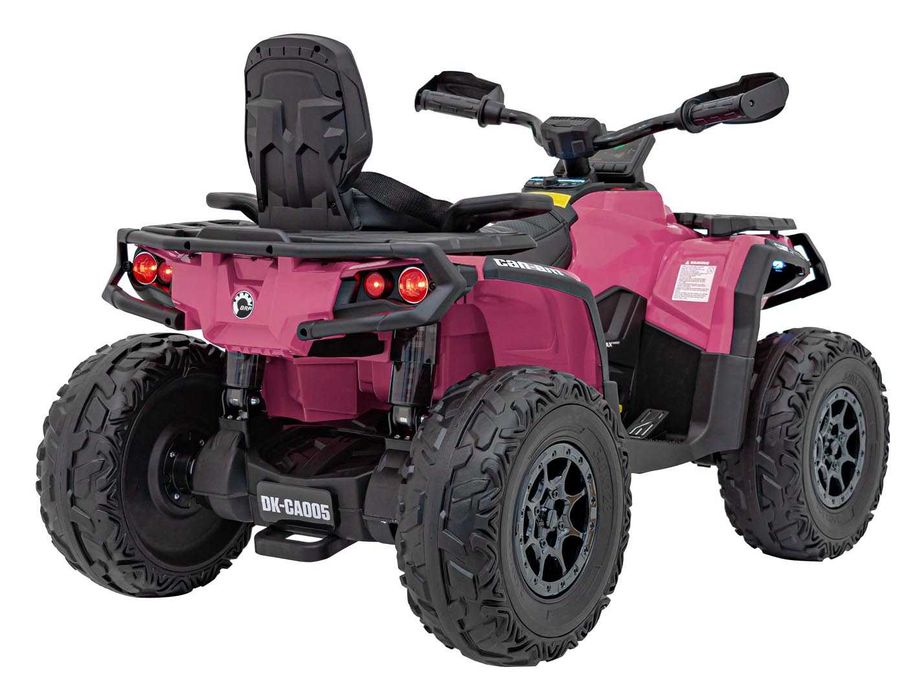 ATV electric pt copii Autokids Can-AM OUTLANDER 24V 4x4 800W (005) Roz
