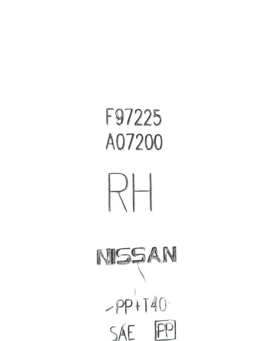 Deflector De Aer Dreapta Nissan Frontier Ii D40 [ 2005 - 2009 ] 4.0I F