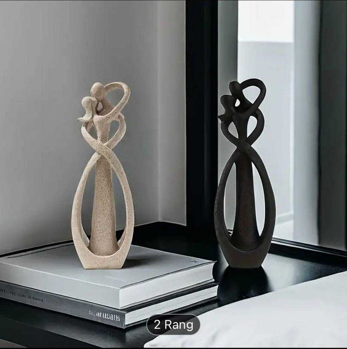 Suvinir (Сувиниры) Zamonaviy abstrakt sanat dekorativ Juftlik haykali