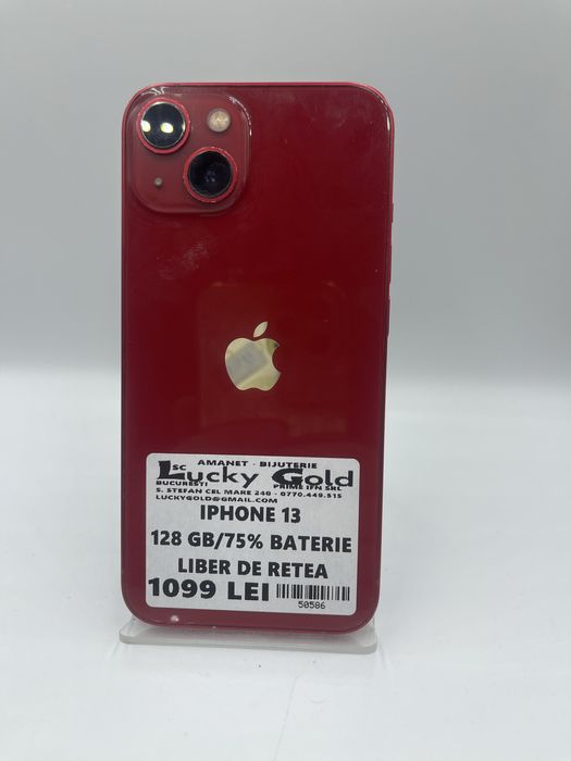 Iphone 13 128Gb/75% Baterie GARANTIE/FACTURA #50586