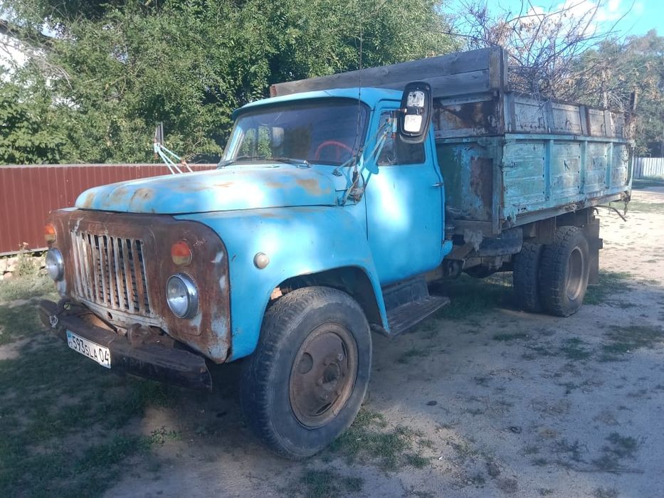 Газ53 самасвал газ бензин на ходу