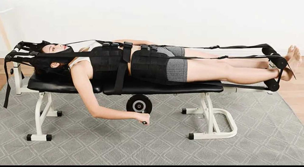 Траксционный стол Тренажер для позвоночника Инверсионный стол от грижы