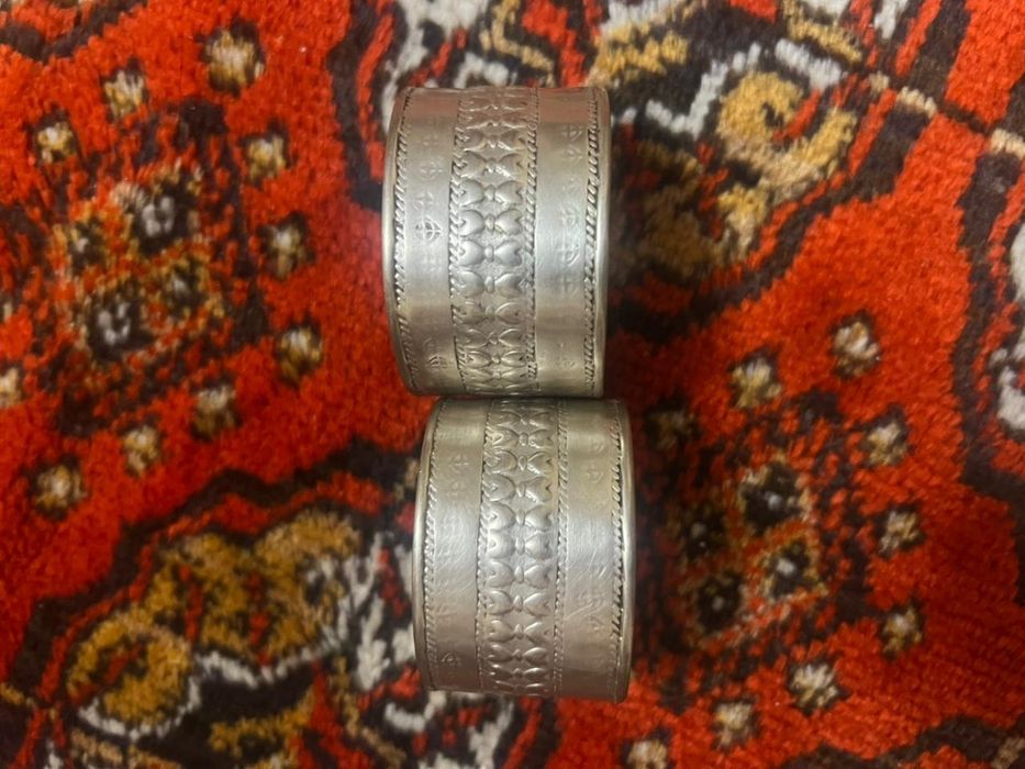 Старинные серебряные браслеты