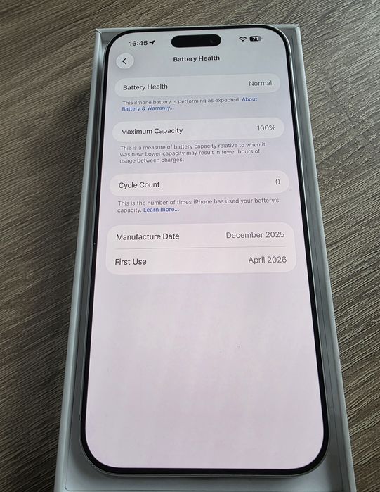 iPhone 17 pro max 512GB Silver