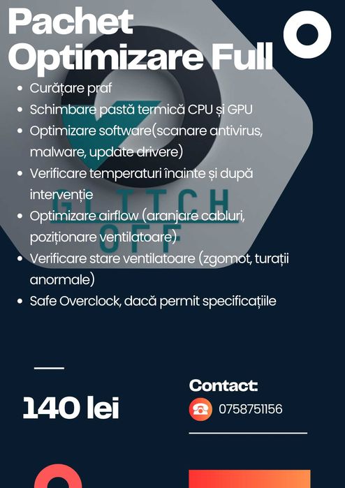 Reparații PC & Laptop – rapid și accesibil (prețuri pentru studenți)