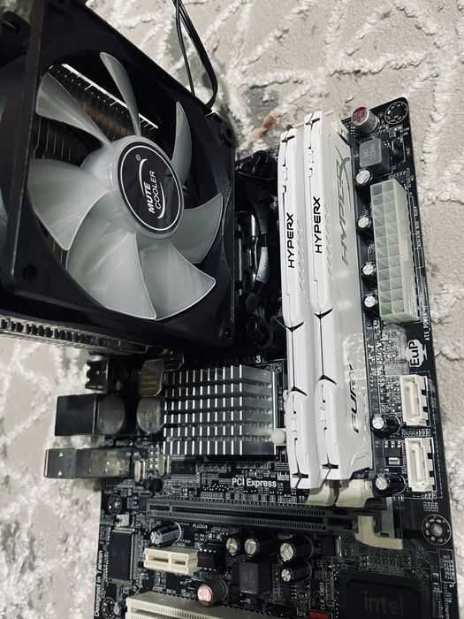 Материнская плата комплект 775