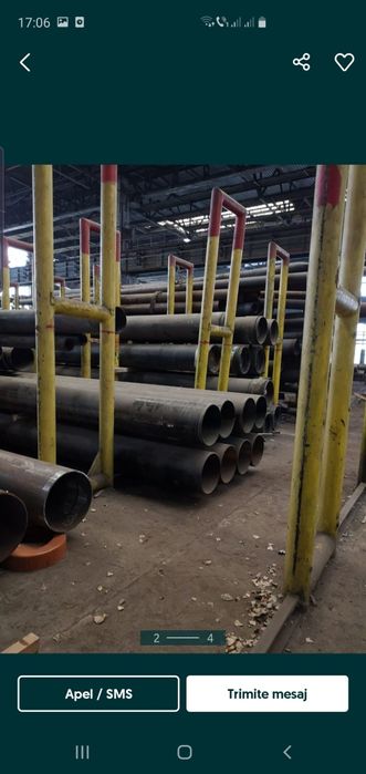 Vand teava metalica noua trasa și sudata