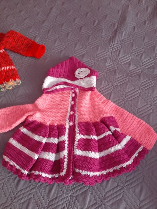 Cardigan fetițe croșetați nou