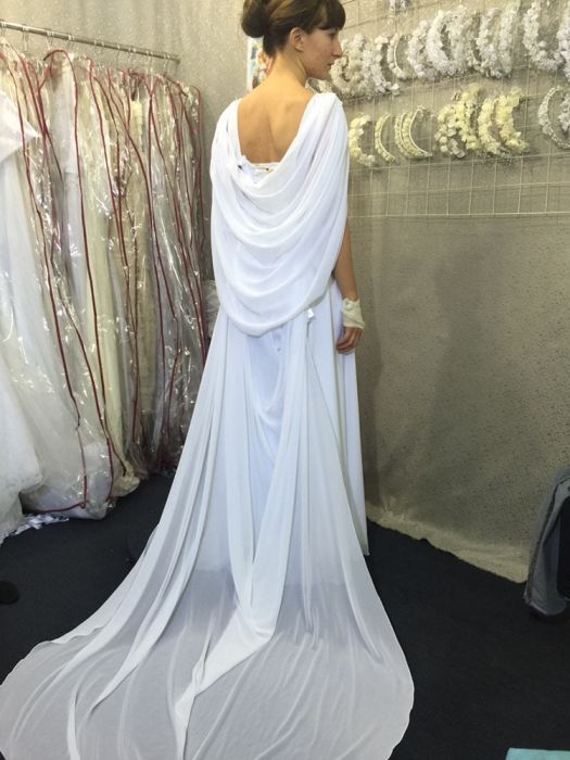 Свадебное платье в греческом стиле