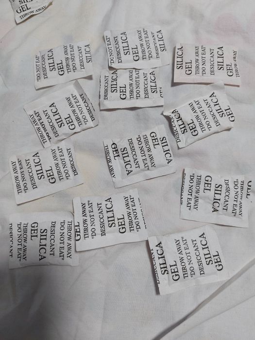 Pliculete silica gel,desicant- 50 buc-5 grame