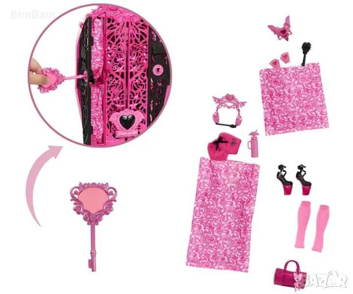 Оригинална кукла Monster High Monster Mysteries-Draculaura/19 изненади