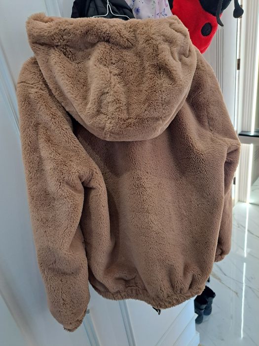 страхотно пухкаво кафяво яке