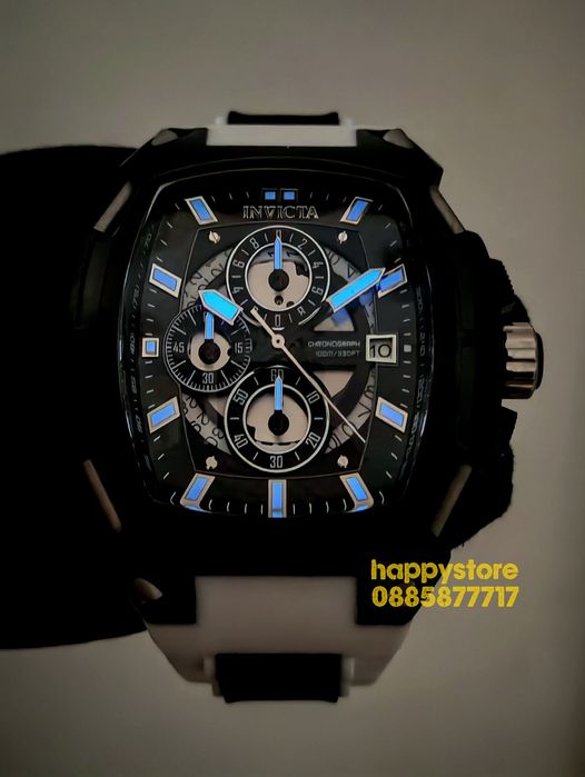 INVICTA Diablo White/Black 53 mm, Инвикта нов ръчен часовник
