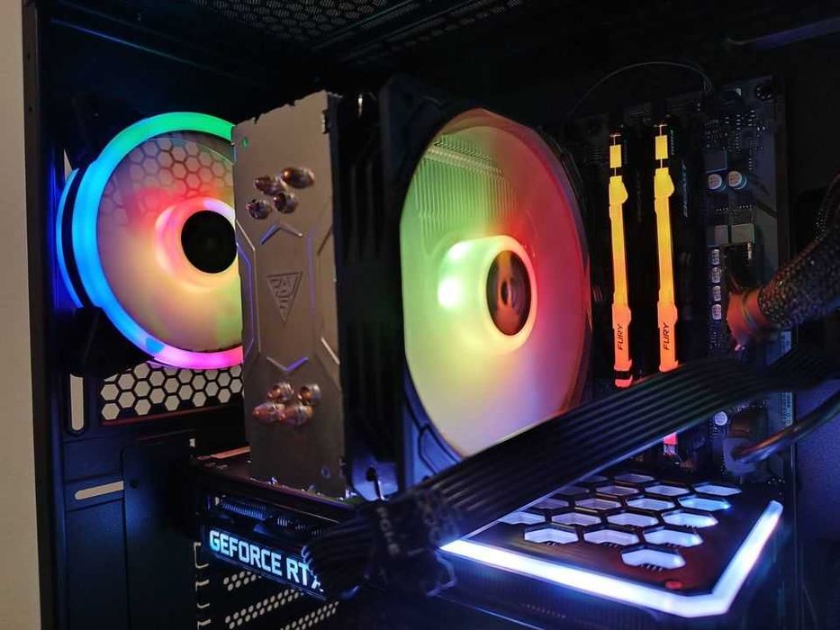 Компютър За Игри! RTX 3060ti 8GB, AMD Ryzen 5 5600, SSD 512GB, 16RAM