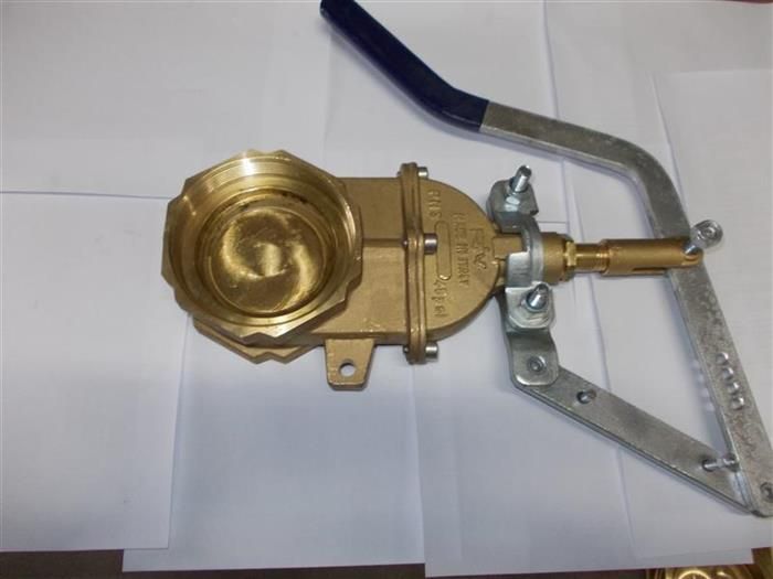 Paleta/robinete golire vidanje 4" cu filet, vidanja meprozet bossini