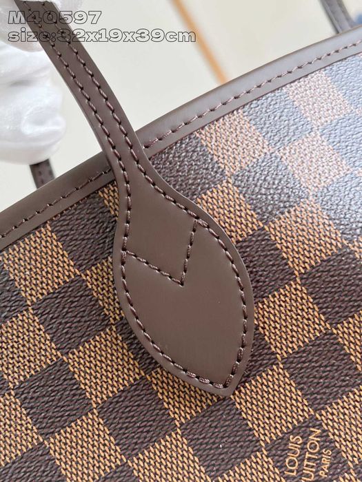 Geanta Louis Vuitton Neverfull Premium-interior rosu