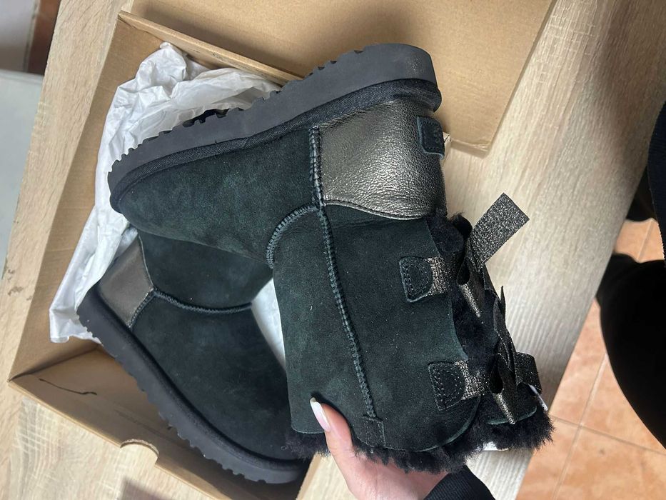 UGG Fundă Ghete de Zăpadă Femei cizme Negru