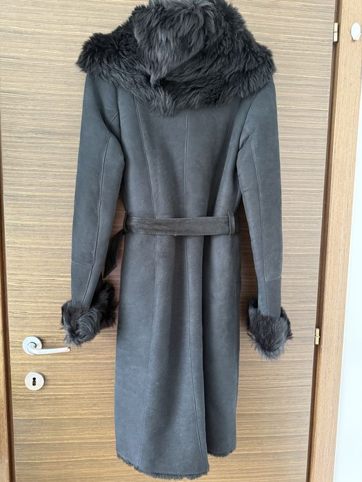 Cojoc piele cu blana naturala S Vesa