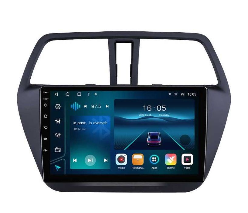 Мултимедия за Suzuki S-Cross, SX4 2, Android, Навигация, Waze, Carplay, Андроид, двоен дин, Suzuki S Cross 2014, 2015, 2016, 2017, година