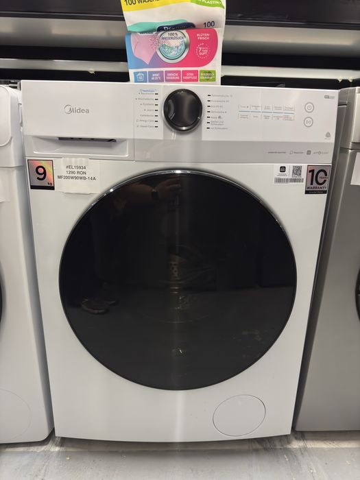 Masina de spalat rufe 9kg Midea MF200W90WB-14A