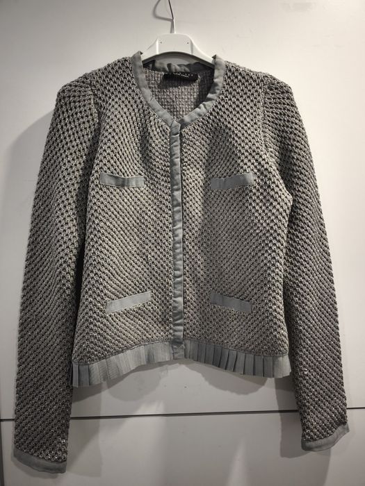 Twinset метализирана жилетка с вълна р-р М