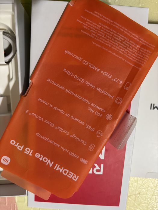 Redmi note 15 Pro 256Gb как новый