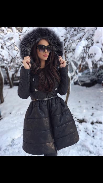 Зимно яке Christine fashion с естествен пух
