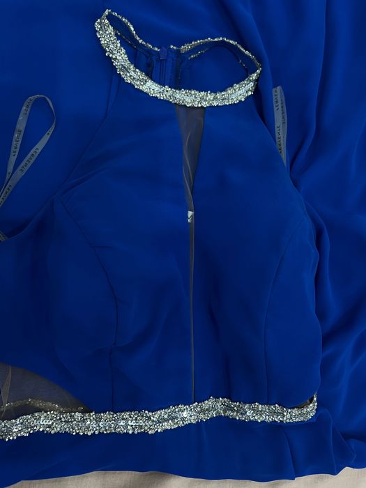 Официална дълга рокля с цепка